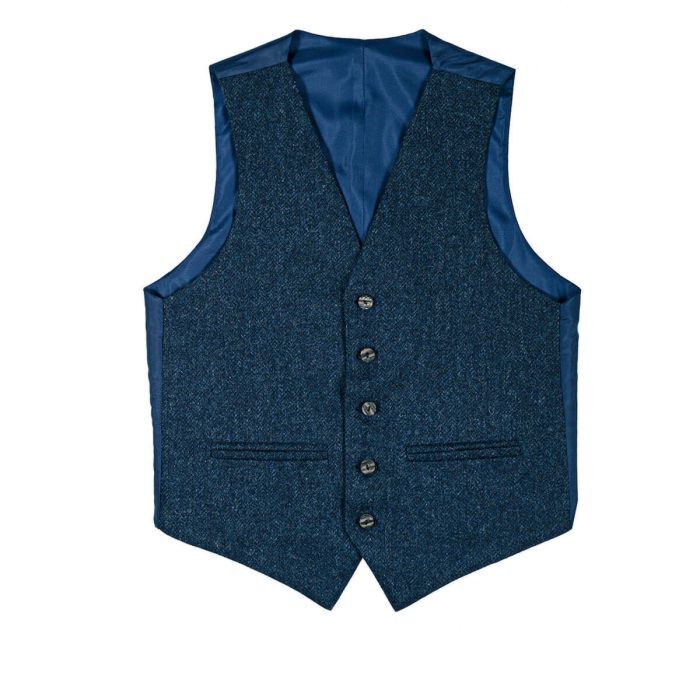 Ghillie Blue L/C Tweed Jacket | Houston Kiltmakers