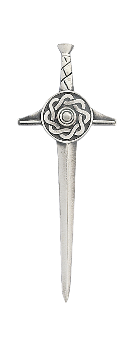 Sword and Shield Kilt Pin | Houston Kiltmakers