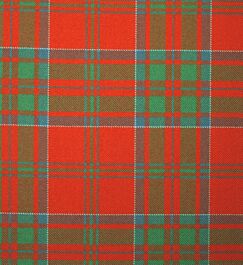 MacDonnell of Keppoch Tartan Crest Wall Hanging Banner - Wood Pole