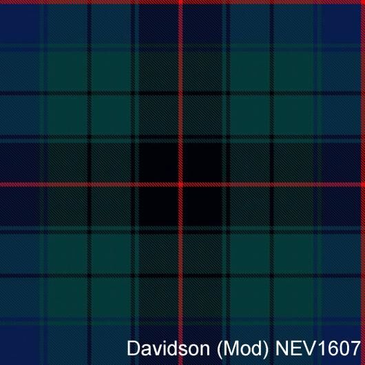 Davidson Modern Tartan - Military T-Shirt main image 1